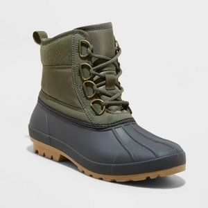 NEW! Tiffy Waterproof Duck Short Boots - Universal Thread Olive Green